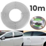 Bande de protection universelle en pour portières de voiture chromées 10m – شريط واقي لباب السيارة