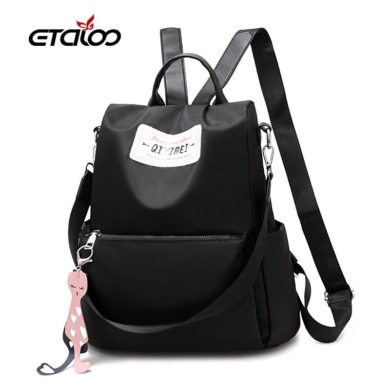 3-14-3.jpg Sac à dos oxford Antivol étanche Pour Femme – Noir - الصورة 1