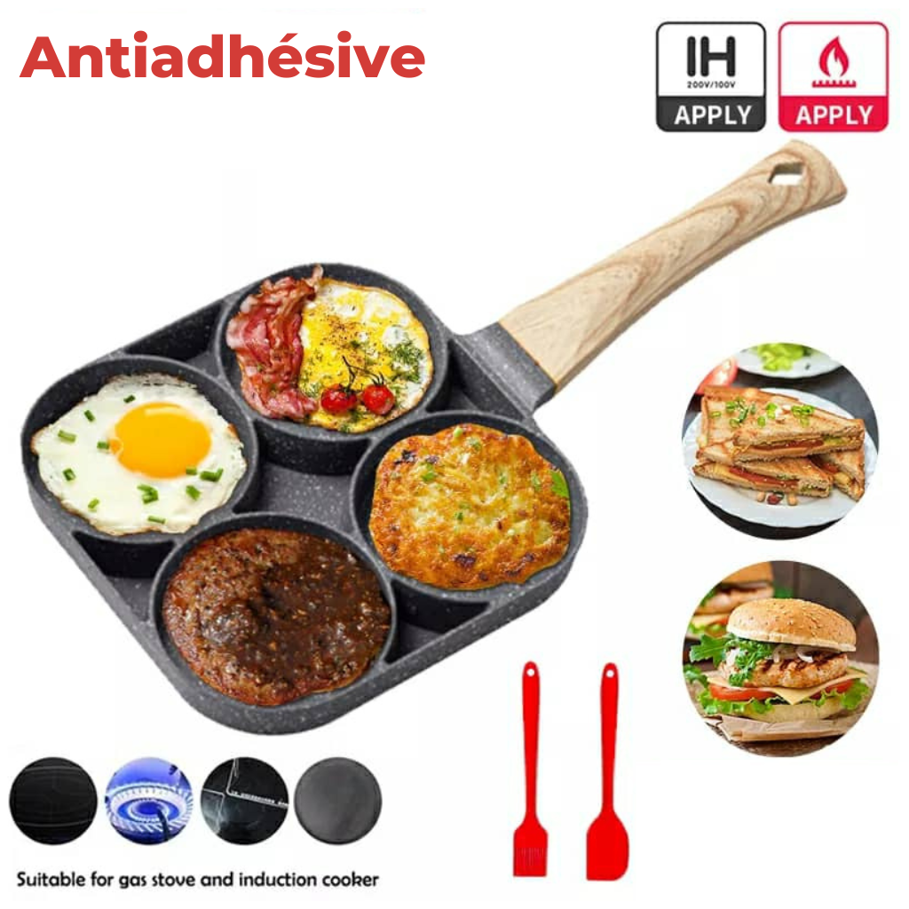 309087410_5887145814630341_4005090124442321090_n.png Poêle à crêpes et oeufs avec 4 trous en aluminium antiadhésive - الصورة 1