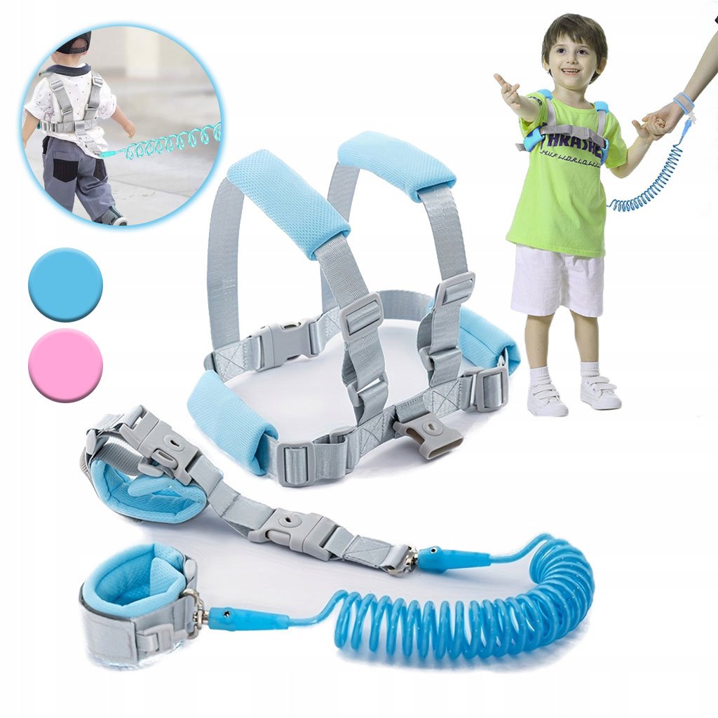 Anti-Loss-Rope-cnc-1.jpg Laisse anti-perte pour tout-petit avec harnais pour la sécurité des enfants – حزام شد الأطفال - الصورة 1