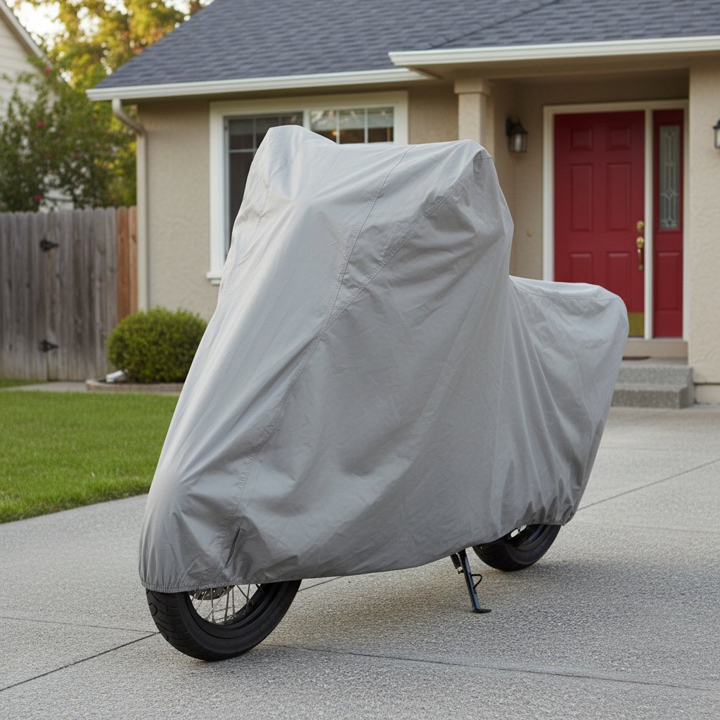 Couvre-Moto-GR-cnc-3.jpg Bâche de Protection pour Moto Imperméable de Haute Qualité V2 – غلاف واقي للدراجات النارية - الصورة 1