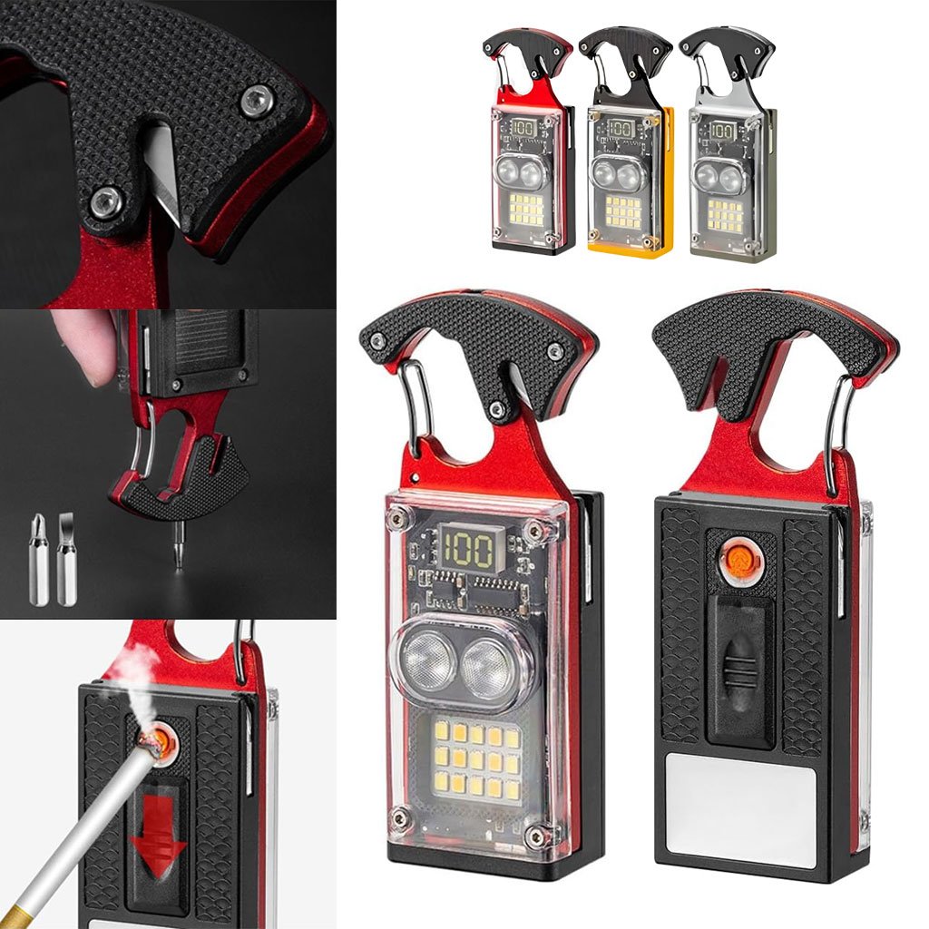 D63-CNC-6.jpg Lampe de poche COB 1000 lumens multifonction avec 6 modes d’éclairage – مصباح متعدد الوظائف - الصورة 1
