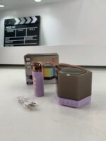 ⁦Enceinte Karaoké avec éclairage RVB et microphones sans fil – مكبر صوت كاريوكي⁩ - الصورة ⁦7⁩