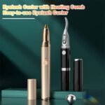 ⁦Recourbe-cils chauffant et tondeuse à sourcils 2 en 1 – جهاز تقويم الرموش⁩ - الصورة ⁦2⁩