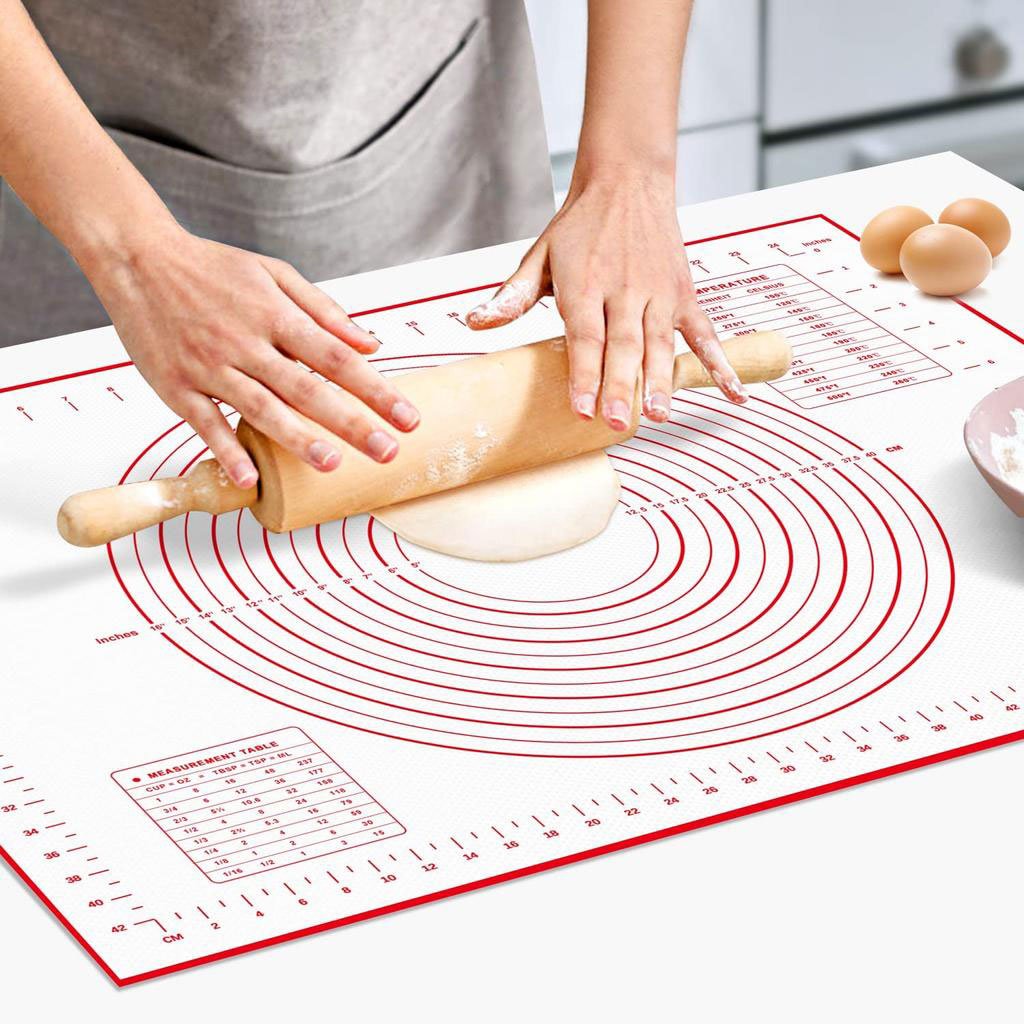 Food-Grade-MAT-CNC2.jpg Tapis de pâtisserie en silicone avec graduations pour étaler la pâte – بساط تحضير الحلويات - الصورة 1