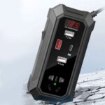⁦Inverter de voiture 12V 24V à 220V multiports super fast charge – محول التيار الكهربائي في السيارة⁩ - الصورة ⁦4⁩