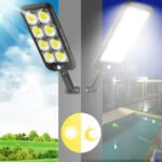 ⁦Lampadaires 200LED à énergie solaire étanche IP65 JX200 – مصباح خارجي يعمل بالطاقة الشمسية⁩ - الصورة ⁦2⁩