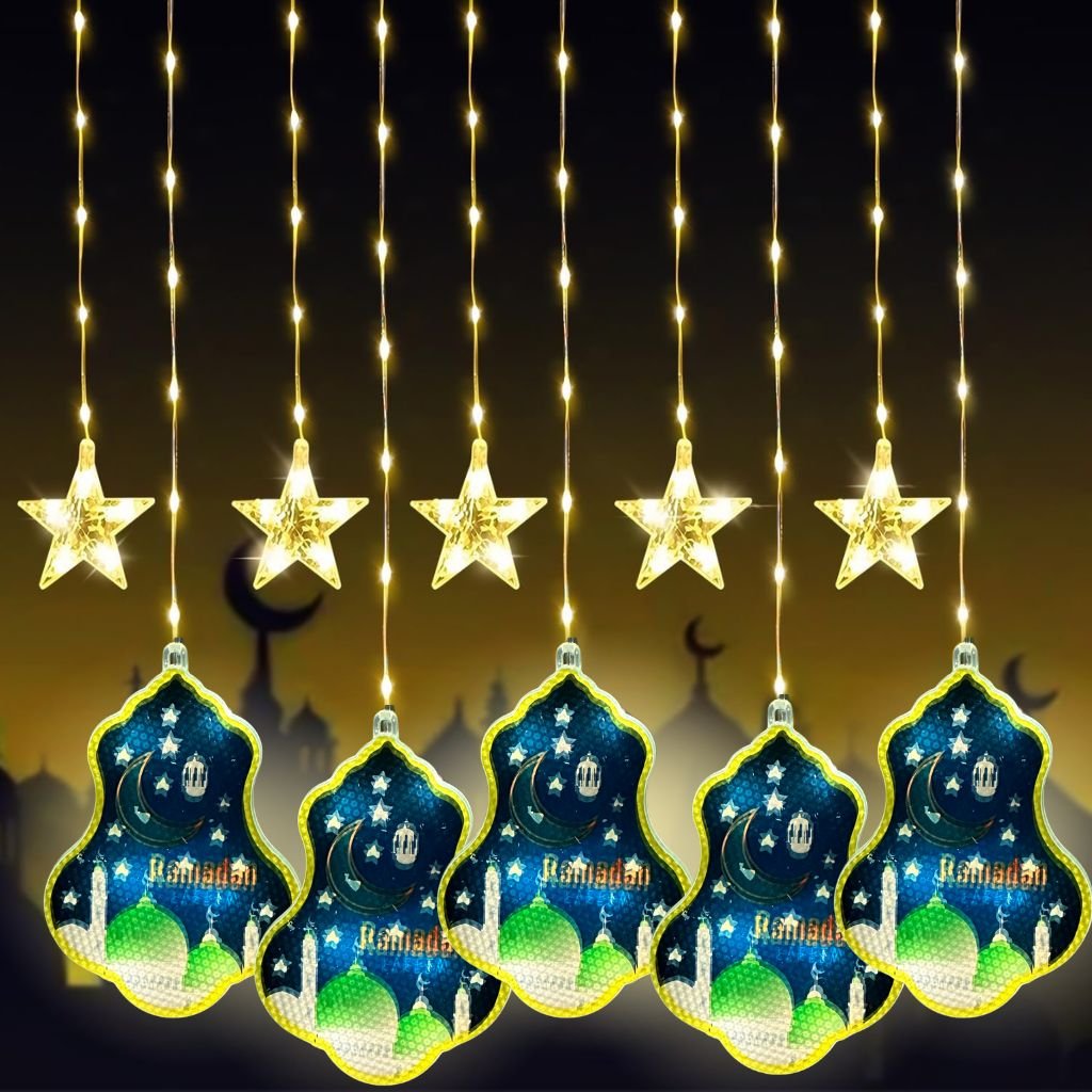 LEDRAMADAN-CNC.jpg Guirlande Lumineuse Ramadan Kareem 3m 10pcs – سلسلة مصابيح رمضان - الصورة 1