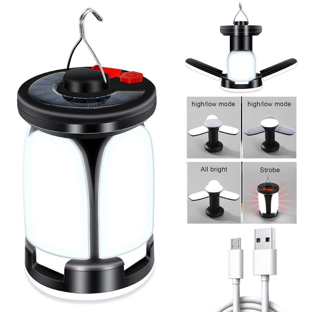 Lamp-Z04-cnc-6.jpg Lanterne de camping Rechargeable avec 6 modes d’éclairage, 60 LED - الصورة 1