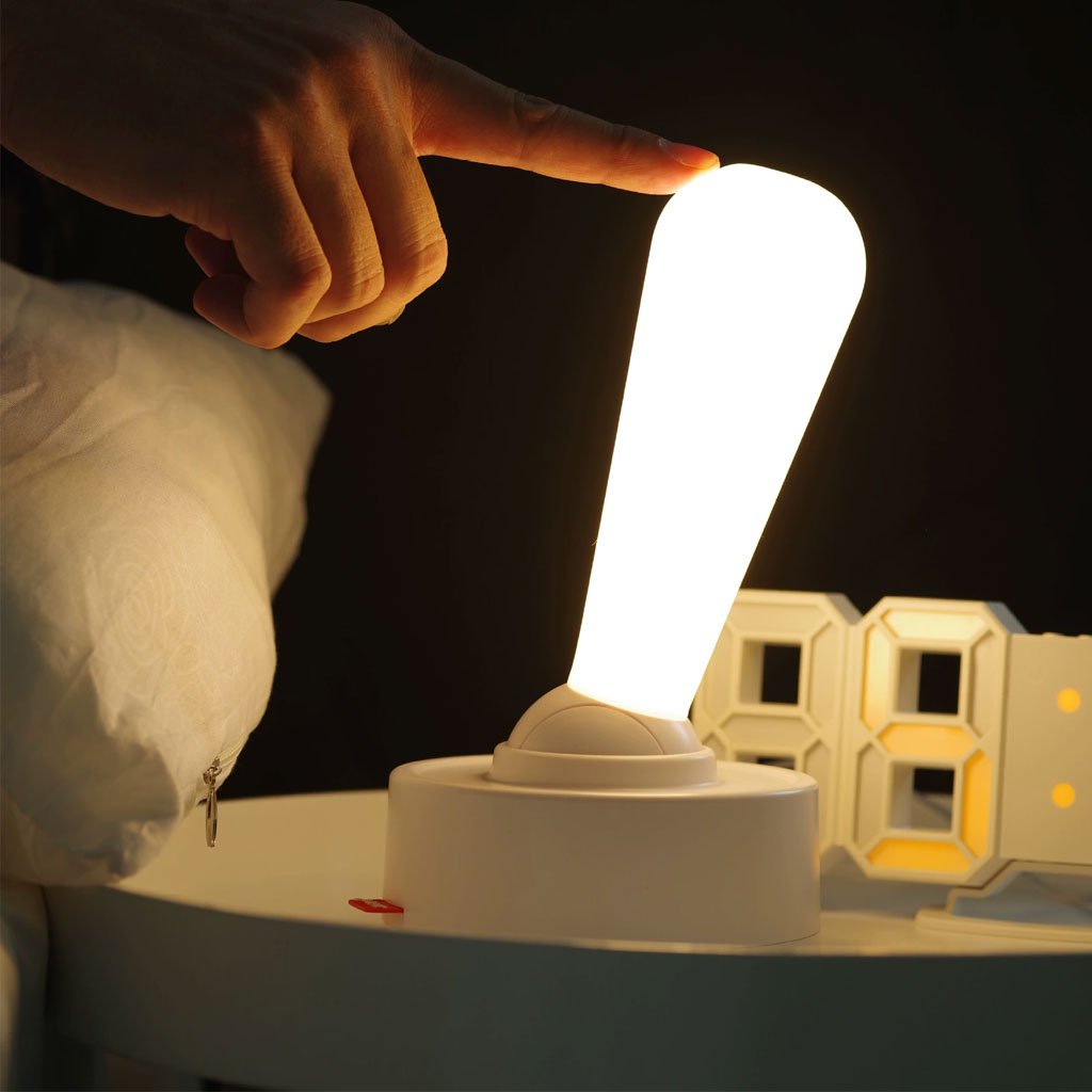 Lever-Light-cnc-2.jpg Veilleuse LED à Levier avec Interrupteur à bascule Rechargeable – مصباح غرف نوم قابل للشحن - الصورة 1