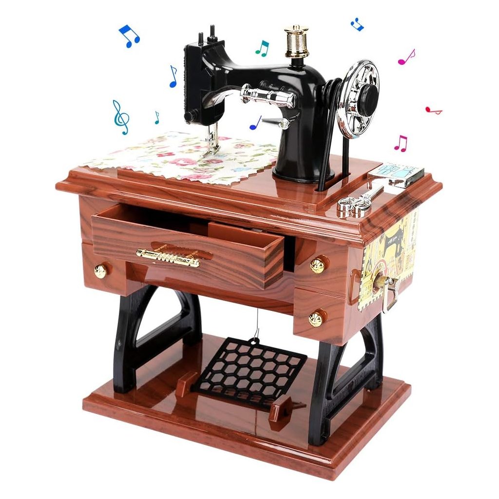 M-Coudre-cnc-2.jpg Boîte à Musique Miniature Machine à Coudre – ماكينة خياطة موسيقية - الصورة 1