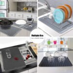 ⁦Tapis de Séchage en Silicone Souple et Flexible pour Cuisine – بساط تقطير الأواني⁩ - الصورة ⁦3⁩