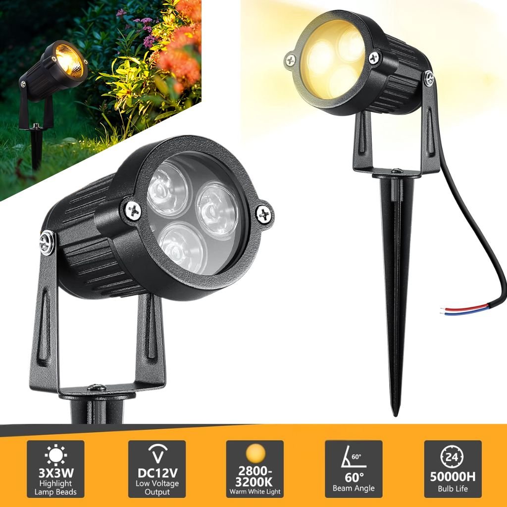 OutdoorLED-CNC-2.jpg Projecteurs LED Extérieurs Étanches 12V – كشافات خارجية مقاومة للماء - الصورة 1