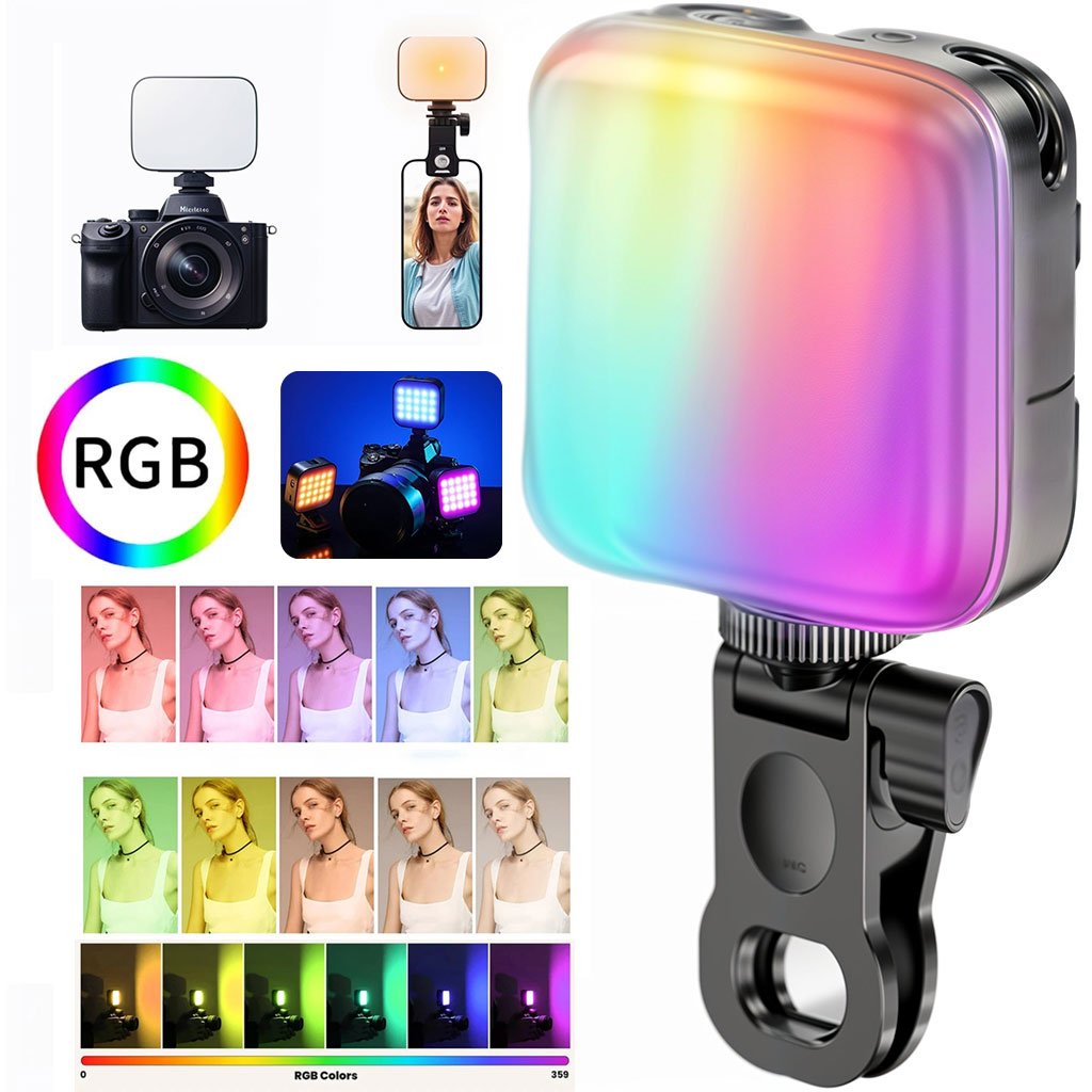 PLOKAMA-cnc-3.jpg Lampe Selfie RGB Fil Light 3000-9900K U80PRO – مصباح لصناع المحتوى - الصورة 1