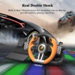 ⁦PXN V3 Pro Volant de Course à 180° avec Pédales et Retour de Vibration⁩ - الصورة ⁦2⁩
