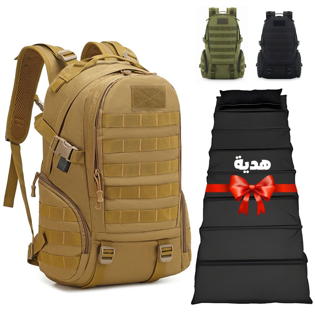 Pack-SDM03.jpg Sac à dos de randonnée tactique STYKO 36L SDM03 + Pliable Cadeau - الصورة 1