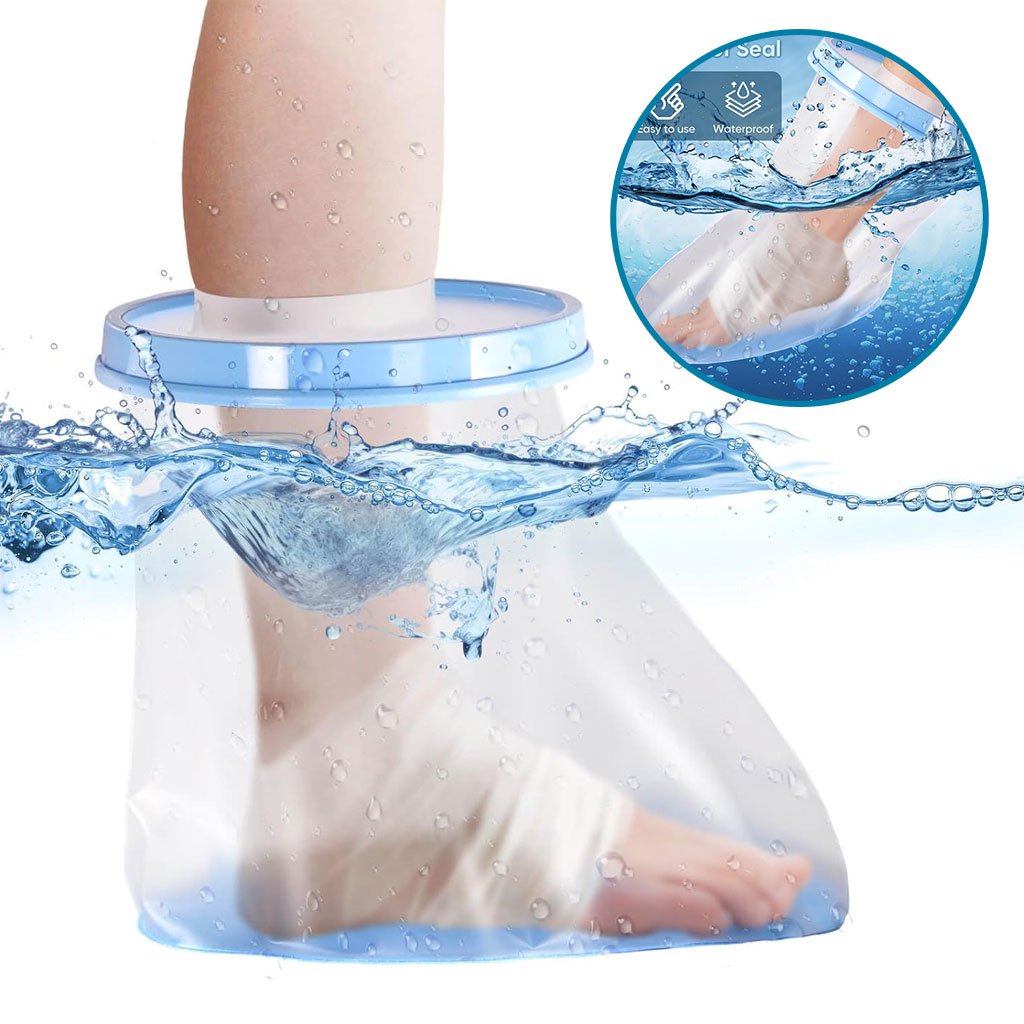 SL-2102-CNC-1.jpg Housse de plâtre imperméable pour la douche protection demi pied adulte – غطاء عازل للمياه للرجل المكسورة - الصورة 1