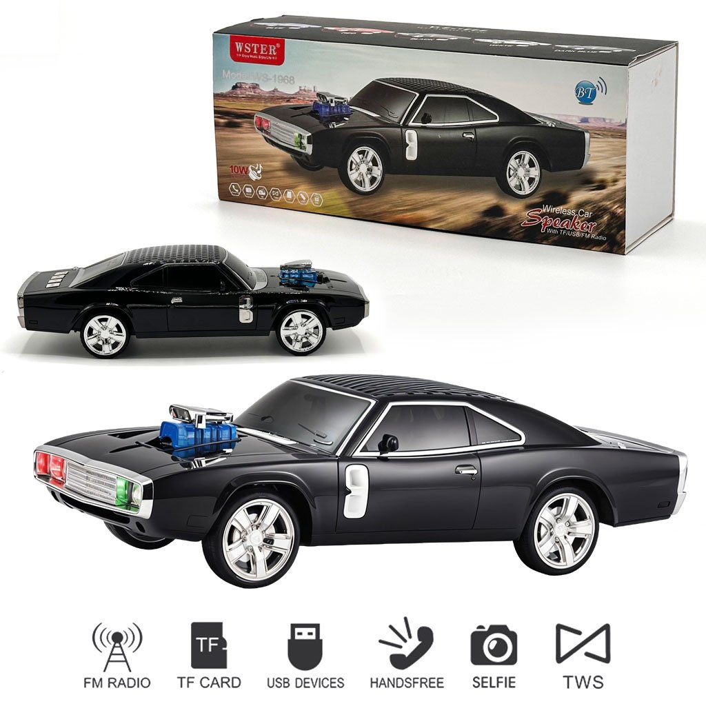 WS-1968-CNC-2.jpg Voiture Haut-Parleur Bluetooth Sans Fil Rechargeable WSTER CAR 1968 – سيارة مكبر صوت بلوتوث لاسلكي - الصورة 1