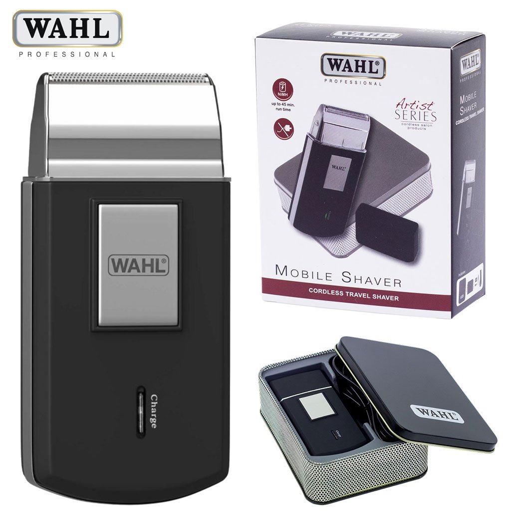Wahl-mobile-cnc.jpg WAHL Rasoir Électrique sans Fil avec Étui de Voyage – آلة حلاقة للرجال - الصورة 1