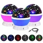 ⁦Projecteur LED rotatif produisant l’image d’un ciel étoilé, idéal pour la chambre d’un enfant⁩ - الصورة ⁦7⁩