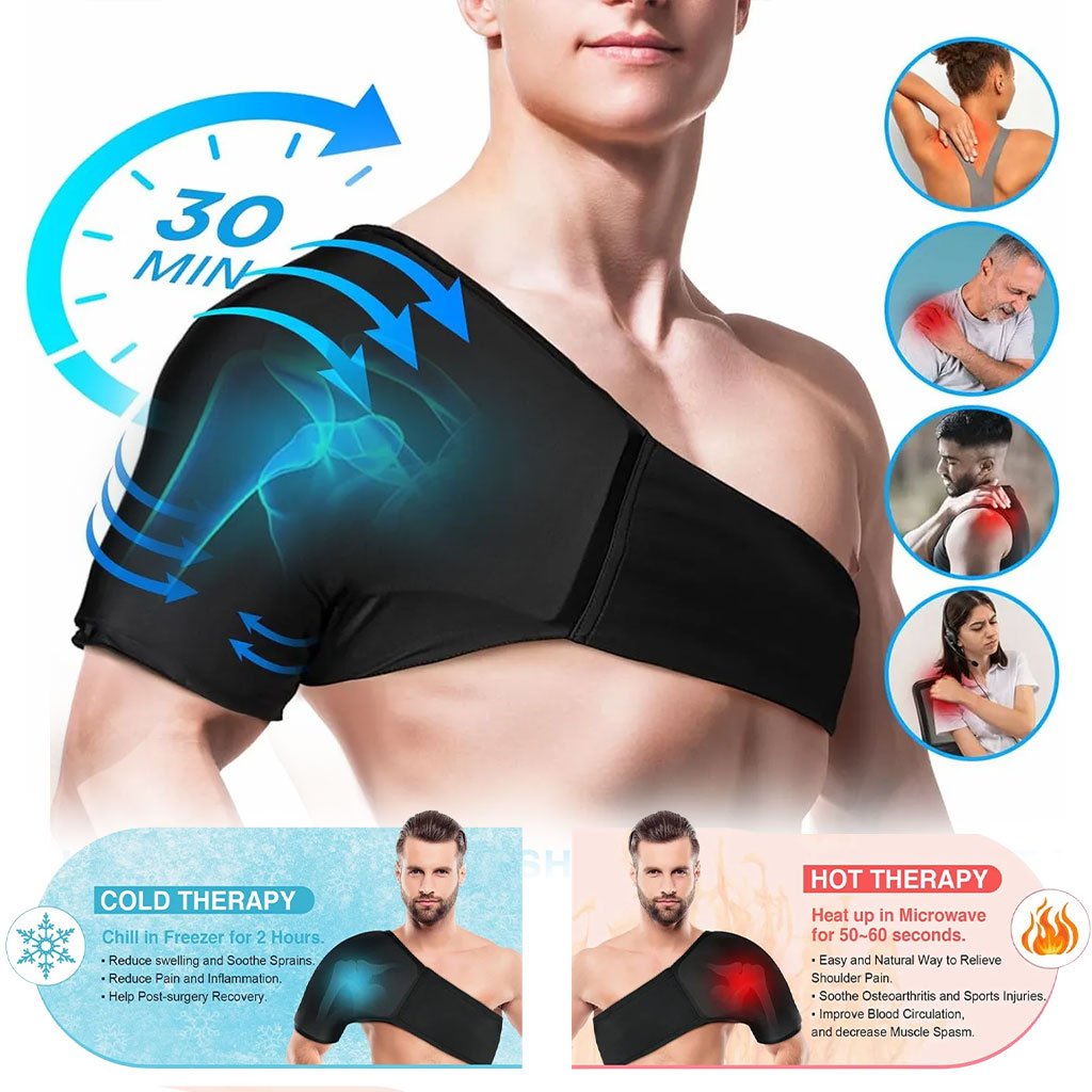 XU-3005-CNC-1.jpg Pack coussinet d’épaule en gel chaud et froid pour soulager les douleurs - الصورة 1