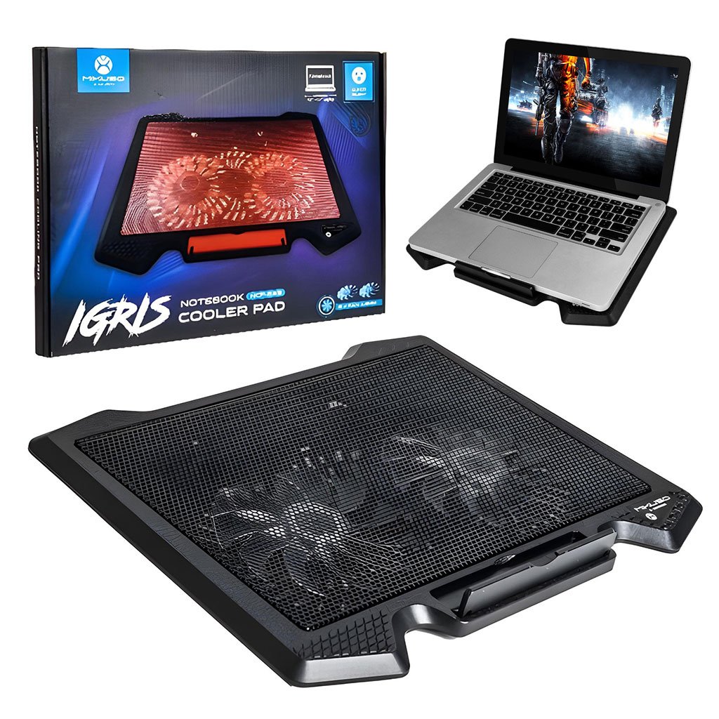 iGRISS-Cooler-cnc-1.jpg Ventilateur pour Ordinateur Portable IGRIS Modèle NCP-233 – مروحة حاسوب - الصورة 1