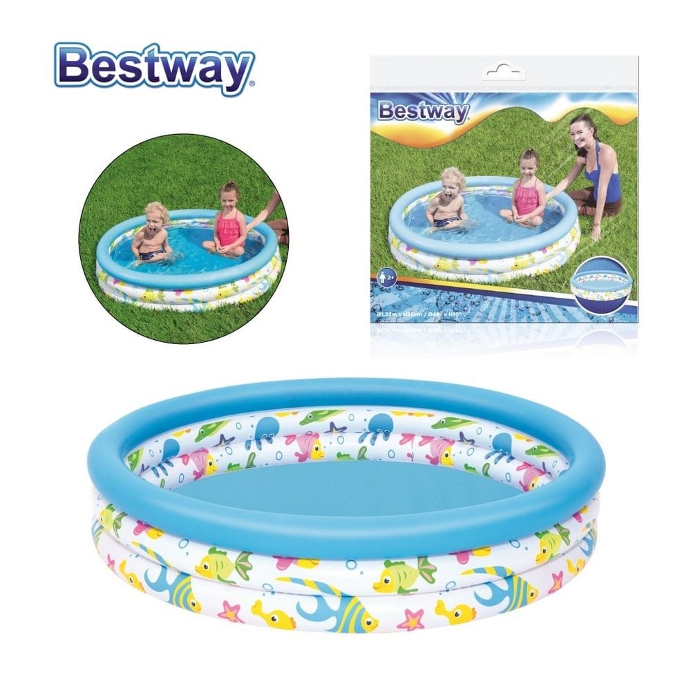 piscine-bestway-51008-_-05-1.jpg Piscine Ronde Gonflable Pour Enfants 1.02 x 0.25 m Bestway 51008 - الصورة 1