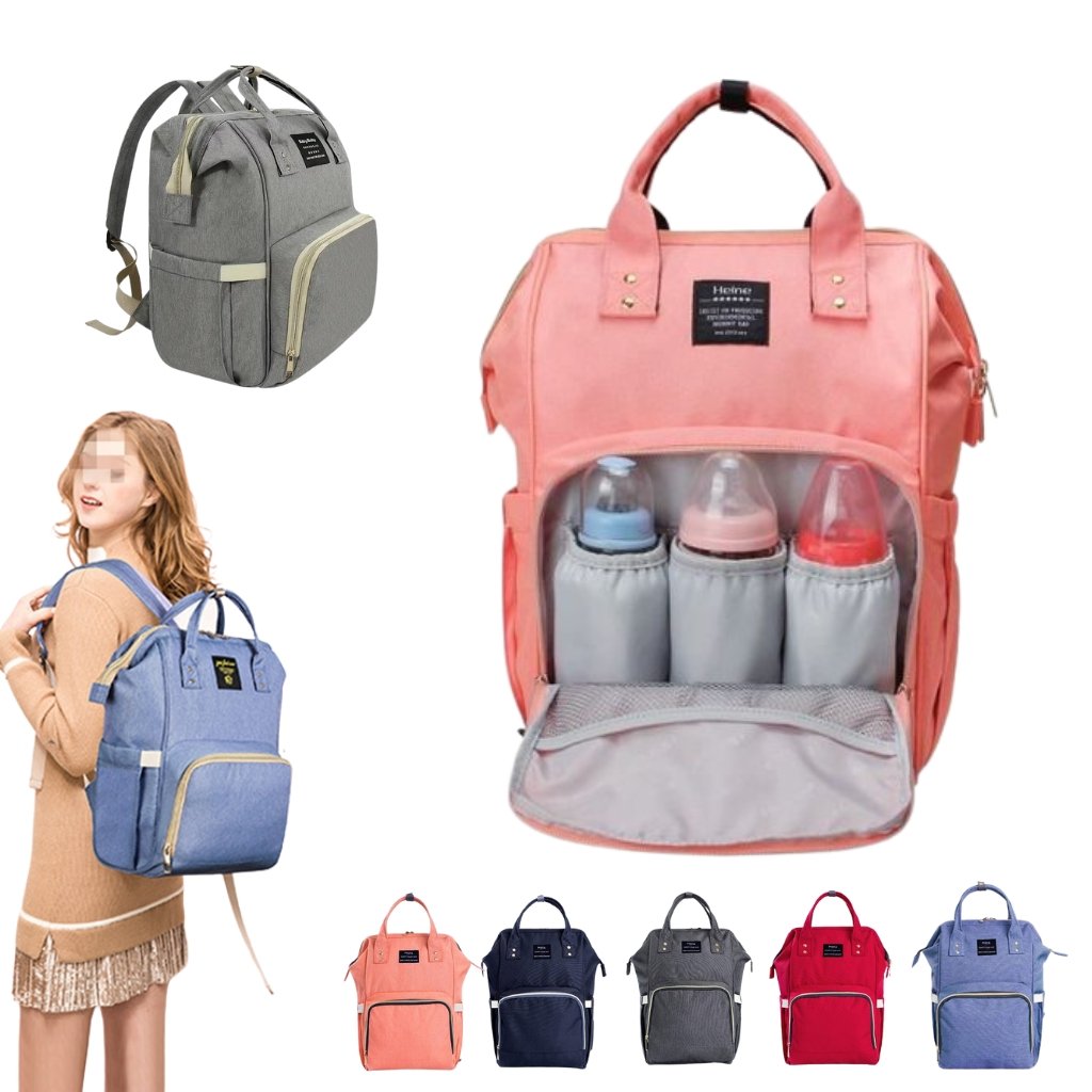 xr:d:DAFz9De9ed8:307,j:6473210413891897723,t:23121011 Sac à Dos à Langer Bébé Maternité Multifonctions Grande capacité avec 2 poches isothermes - الصورة 1