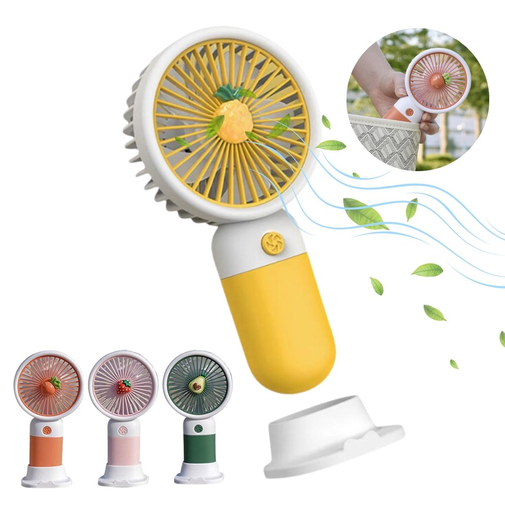 xr:d:DAFj7JQizw4:312,j:4957735439939411780,t:23073013 Ventilateur de bureau en forme de fruit de dessin animé, chargement USB - الصورة 1