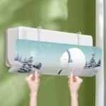 ⁦Déflecteur d'évent de climatisation réglable 270 degrés Anti soufflage Direct⁩ - الصورة ⁦2⁩