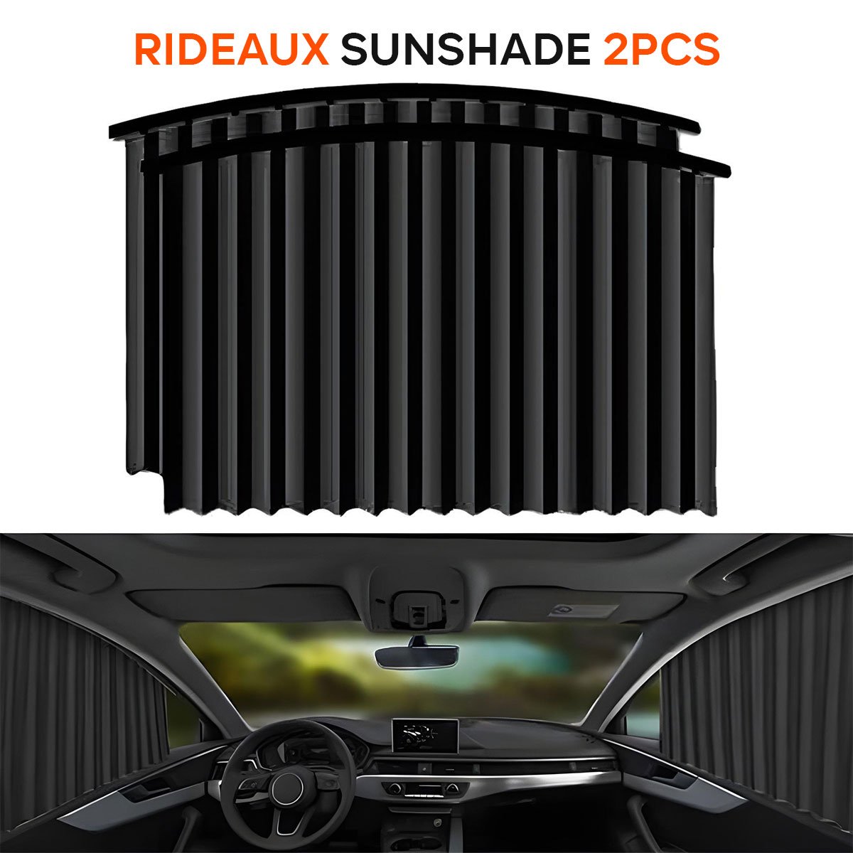 1776595911101_wh5hq2wr_sunshade-2pcs-cnc Rideaux Pare-Soleil Magnétiques pour Voiture 2PCS - ستائر السيارة المغناطيسية الواقية من الشمس - الصورة 1