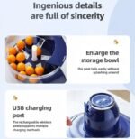 ⁦Éplucheur Électrique Innovant pour Fruits et Légumes - مقشرة الفواكه والخضروات⁩ - الصورة ⁦4⁩
