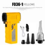 ⁦Souffleur Turbo et Aspirateur Portable F036-1 avec Accessoires - منفاخ ومكنسة الهواء التوربينية المحمولة (2 في 1)⁩ - الصورة ⁦4⁩