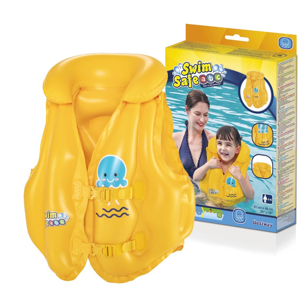 1782035658510_a6hbjisc_bestway-32034 Gilet de Natation Gonflable Bestway 32034 Bouée d'Apprentissage Sécurisée pour Enfants - سترة السباحة المنفوخة لتعليم الأطفال من بيستواي - الصورة 1