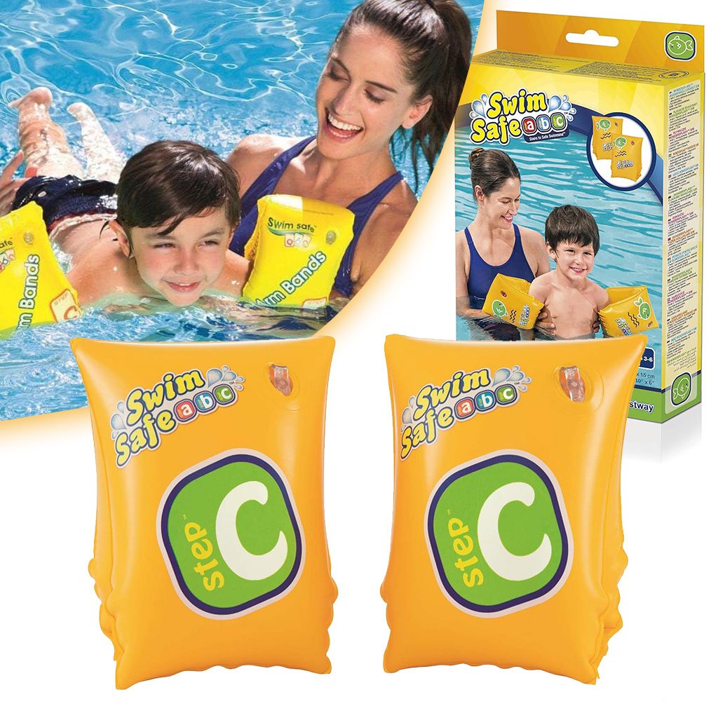 1782036384933_43melzfs_1 Brassards Gonflables Bestway 32033 Swim Safe Étape C Double Chambre à Air - أكمام السباحة المنفوخة للأطفال من بيستواي - الصورة 1