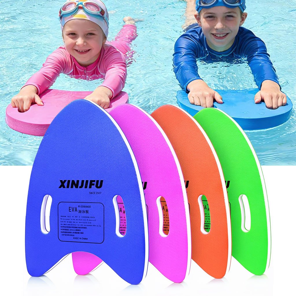 1782119845163_x4007ru2_1 Planche de Natation Kickboard pour Enfants avec Trous de Poignée Ergonomiques - لوح السباحة الإسفنجي للأطفال بمقابض مطورة - الصورة 1