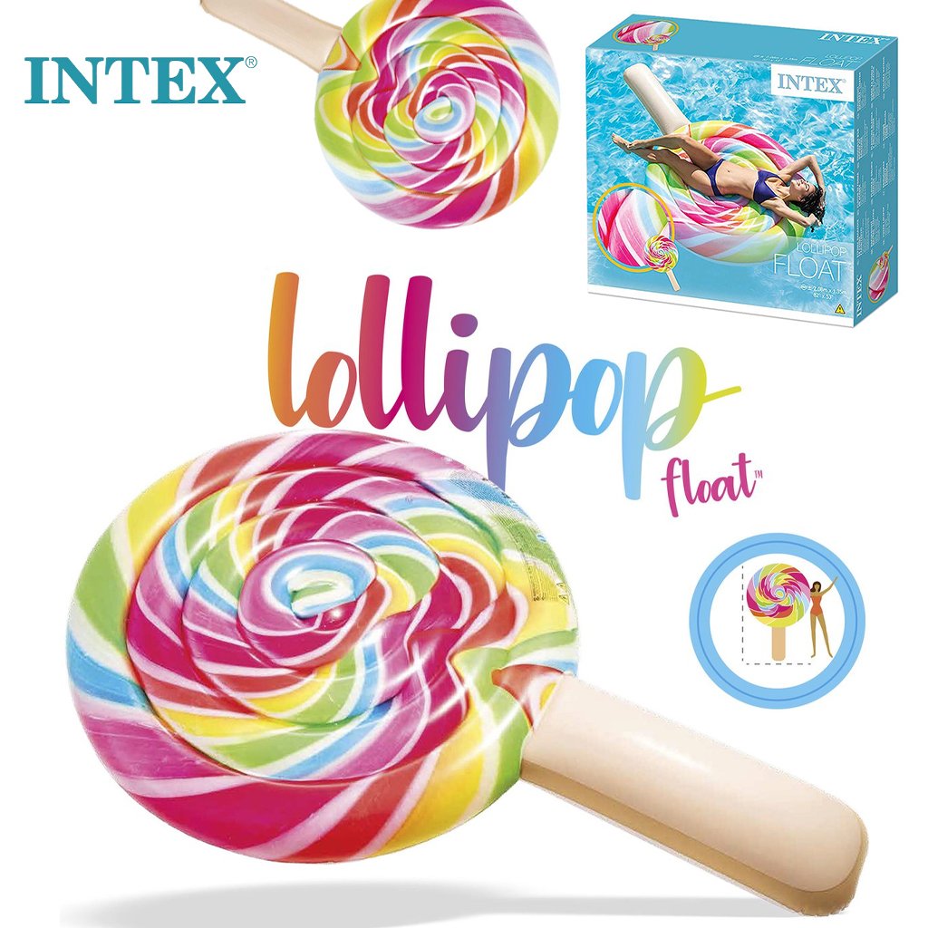 Intex-58753EU-cnc Grande Matelas gonflable de piscine en forme de Sucette Intex 58753EU – عوامة مسبح قابلة للنفخ - الصورة 1