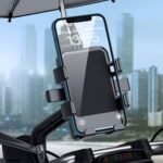 ⁦Support Téléphone Moto Avec Parapluie Intégré Protection Pluie et Soleil - حامل ومثبت الهاتف الذكي للدراجات النارية مع مظلة واقية من المطر والشمس⁩ - الصورة ⁦2⁩