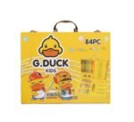 ⁦Coffret d'Art Peinture et Coloriage pour Enfants Mallette Canard Jaune - علبة أدوات الرسم والتلوين للأطفال مع حقيبة⁩ - الصورة ⁦3⁩