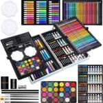 ⁦Coffret d'Art Deluxe 144 Pièces avec Mallette Portable - علبة أدوات الرسم والتلوين الفاخرة 144 قطعة داخل حقيبة⁩ - الصورة ⁦3⁩